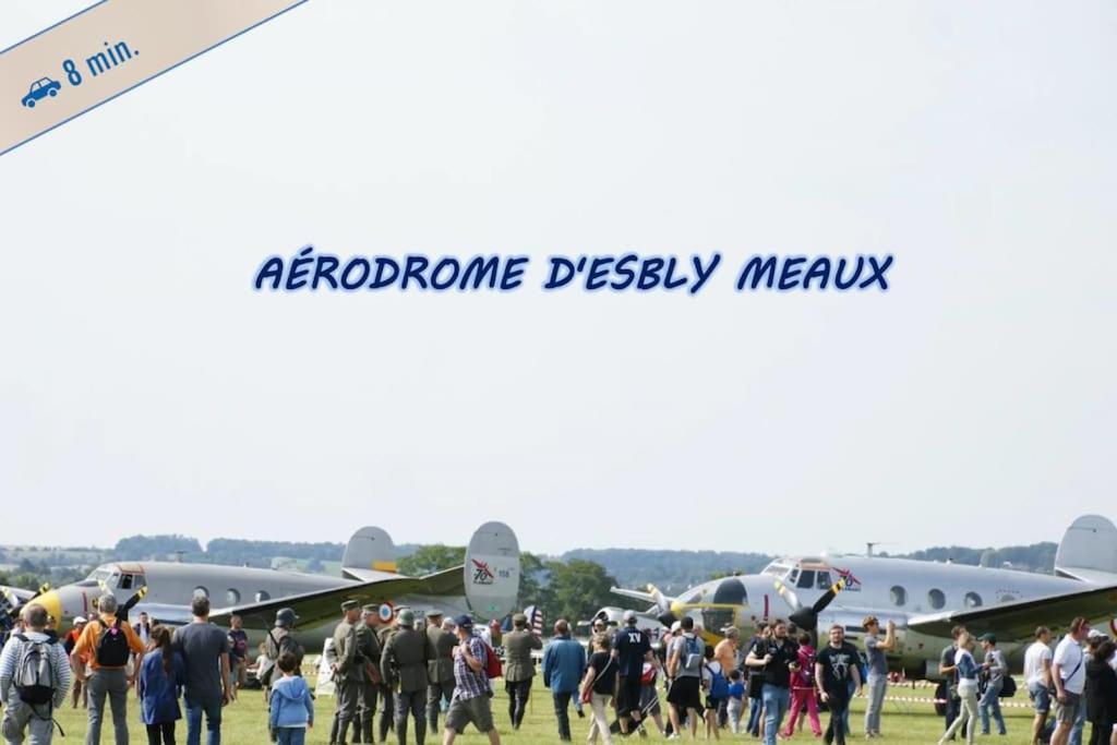 Penchard Pause Entre Deux Meaux ► Proche Disneyland Paris ► Wifi ► Netflix ► 24/24H מראה חיצוני תמונה
