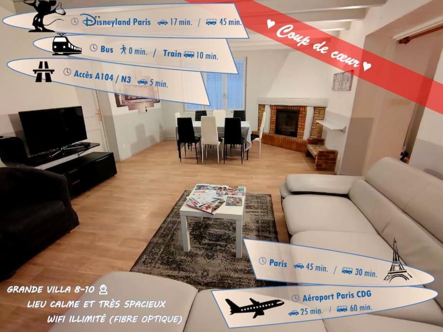 Penchard Pause Entre Deux Meaux ► Proche Disneyland Paris ► Wifi ► Netflix ► 24/24H מראה חיצוני תמונה